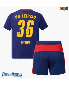 RB Leipzig Timo Werner #36 Echipament de Fotbal Replică 2025-26 Copii Deplasare (+ Șorturi)